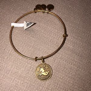 Alex and Ani gold Capricorn Charm Bracelet. New!